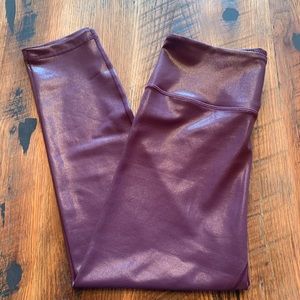 Zyia Metallic Plus Light n Tight Hi Rise 7/8 Leggings Size 12 NEW